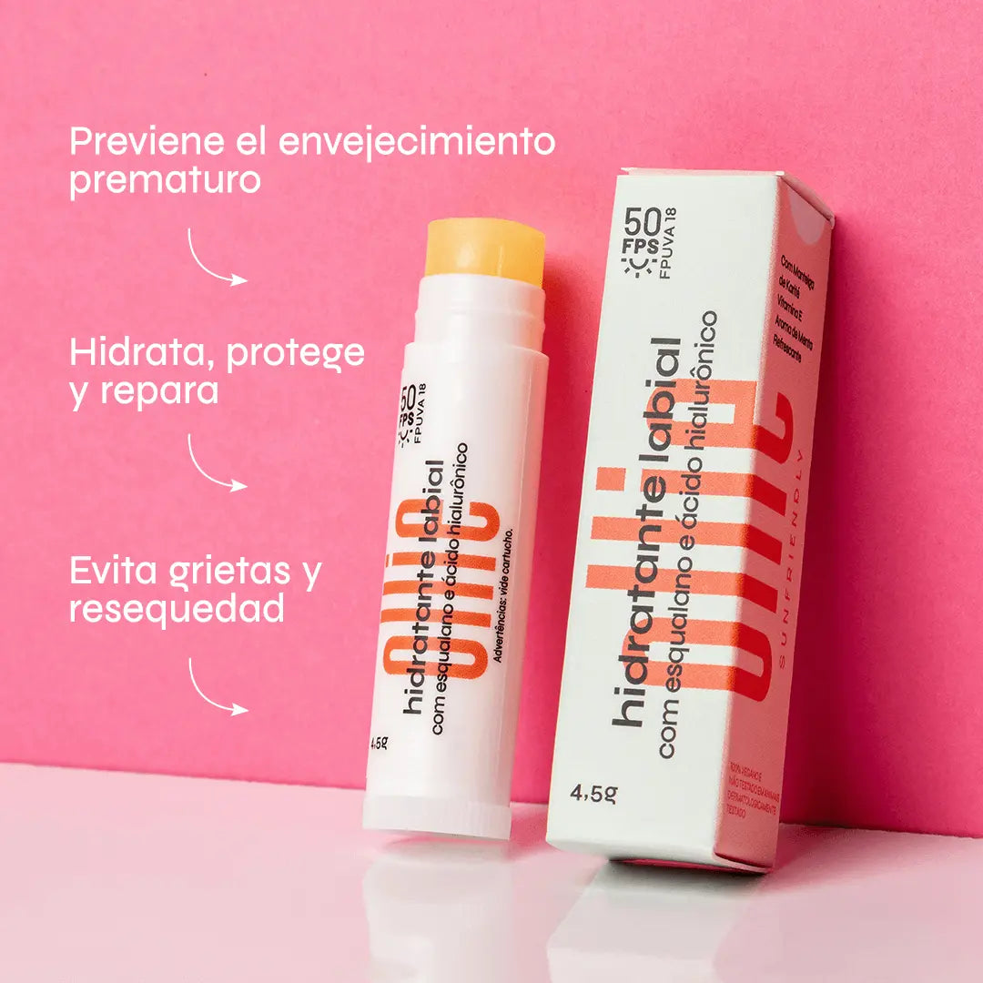 Hidratante Labial con FPS 50