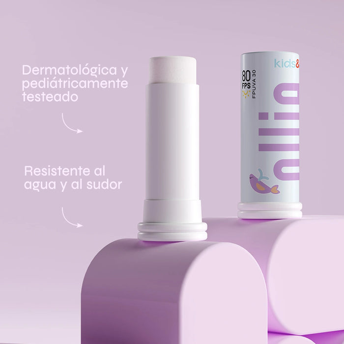 Protector Solar Mineral Infantil en Barra FPS 80 FPUVA 30