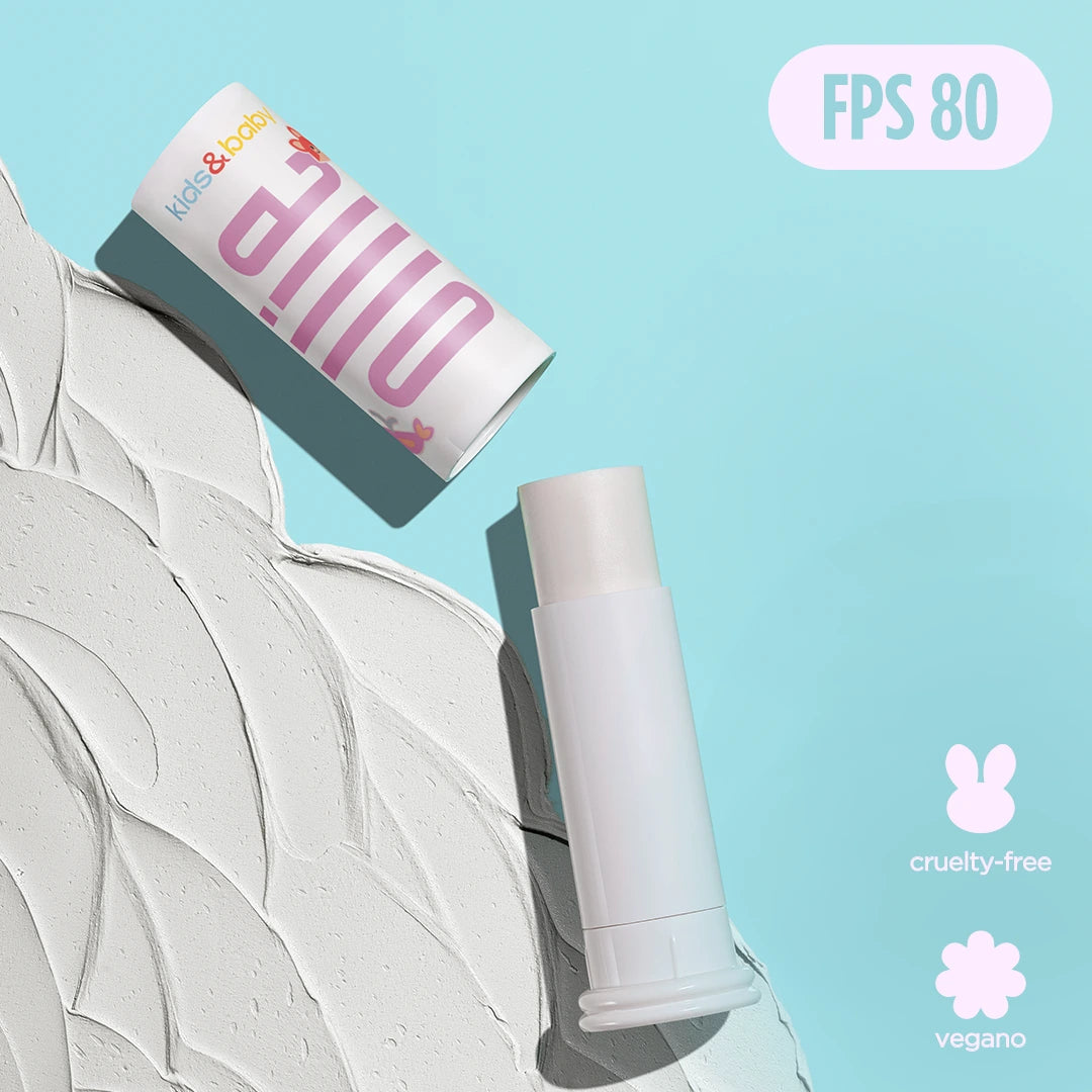 Protector Solar Mineral Infantil en Barra FPS 80 FPS30